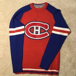 S/M Official NHL Montreal Canadiens Sweater Jersey
